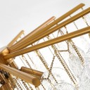 Loft Industry Modern - Shine Ice Discs Chandelier